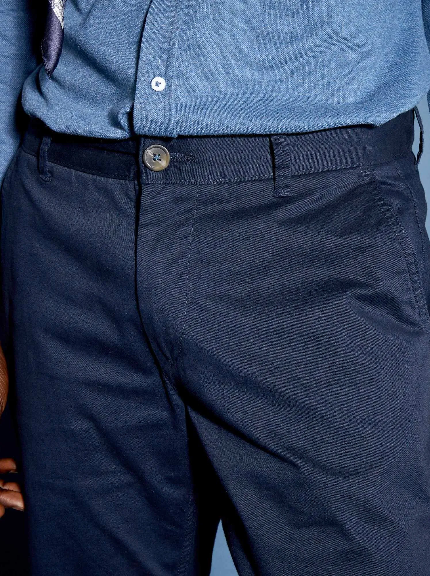 Pantaloni chino slim - blu