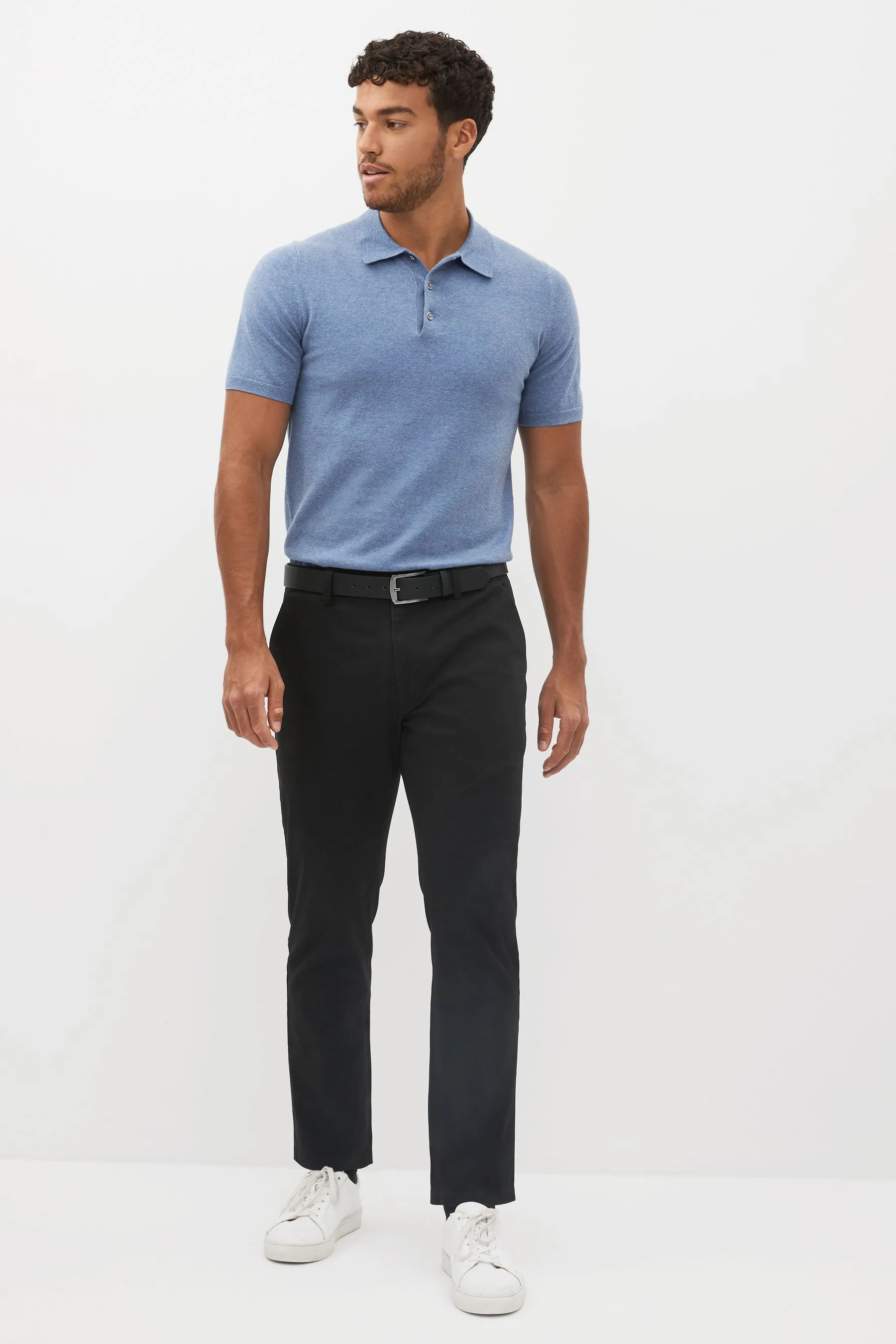 Pantaloni Chino Soft Touch con cintura
