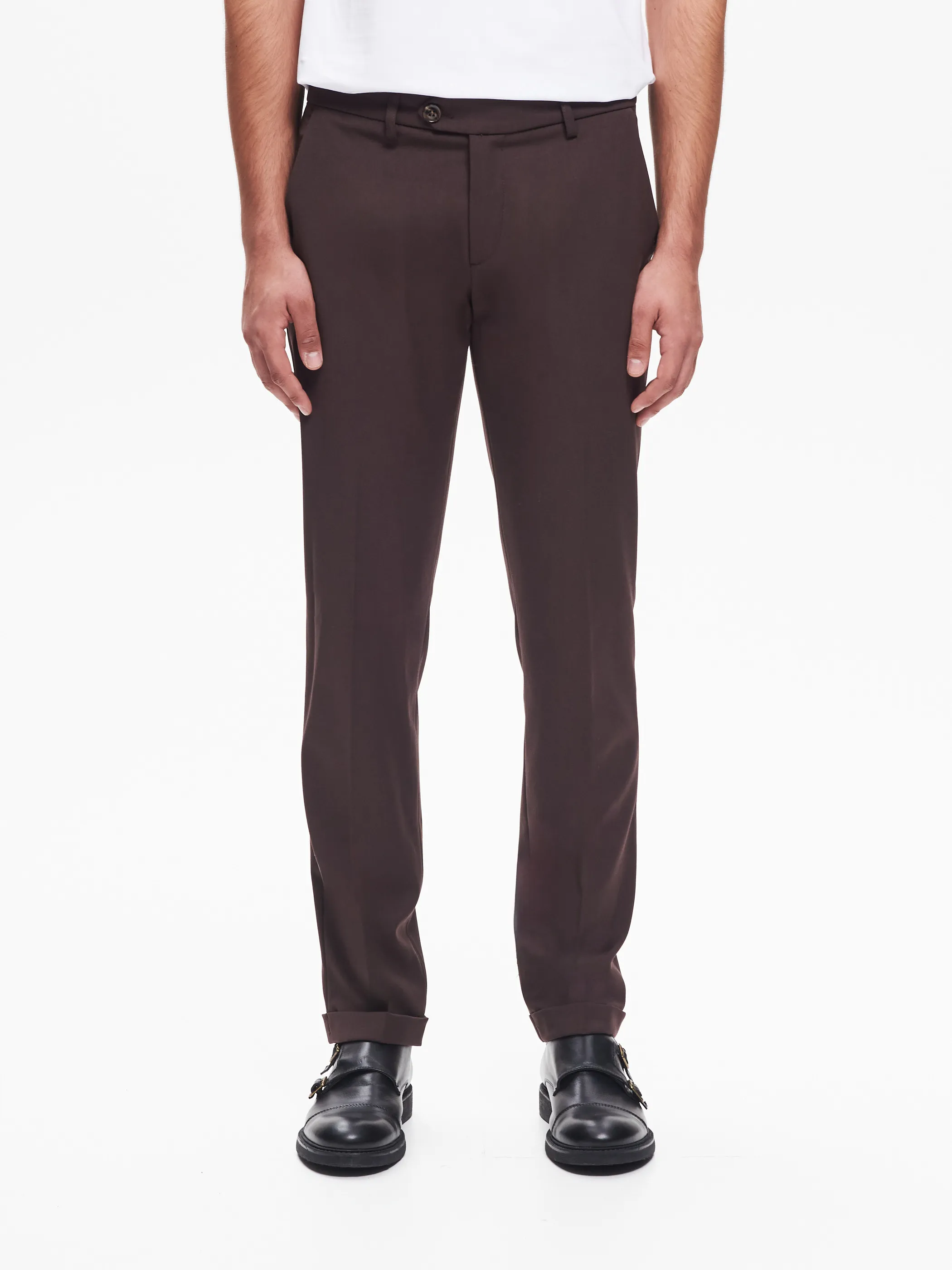      Pantaloni da abito Uomo Poliviscosa Moro  QB24     