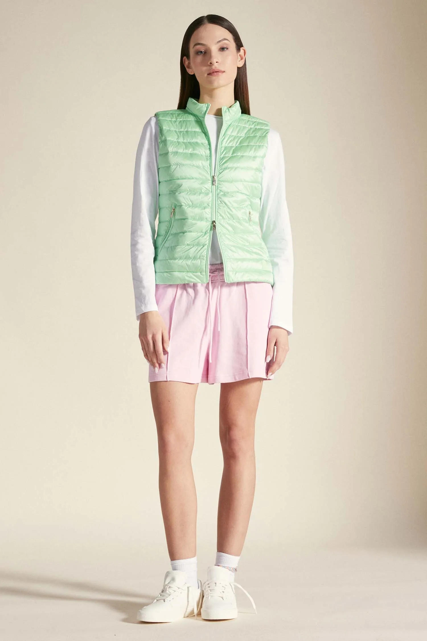 PAPRIKA – Gilet verde pastello