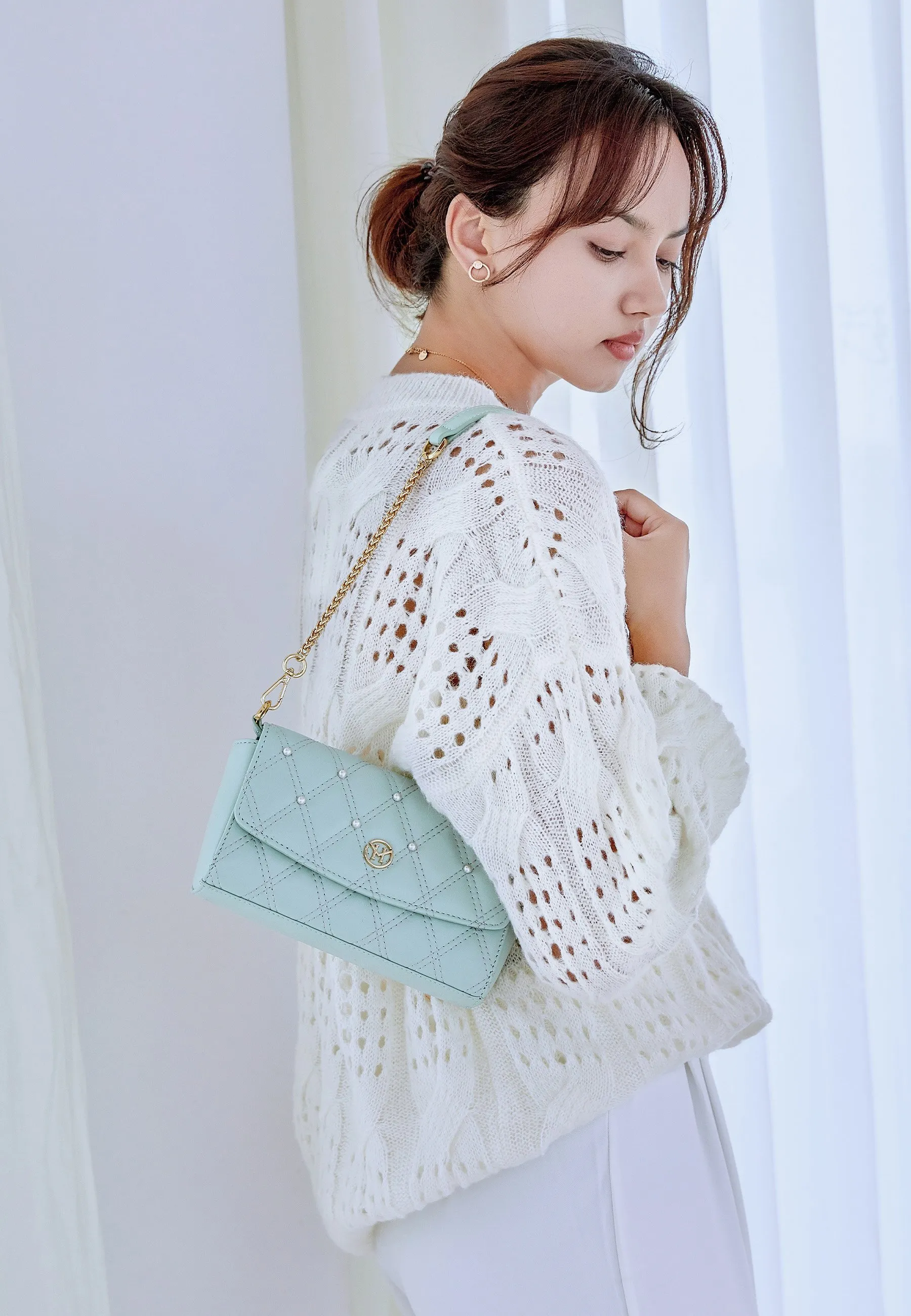 PEARL QUILTED - Borsa a tracolla