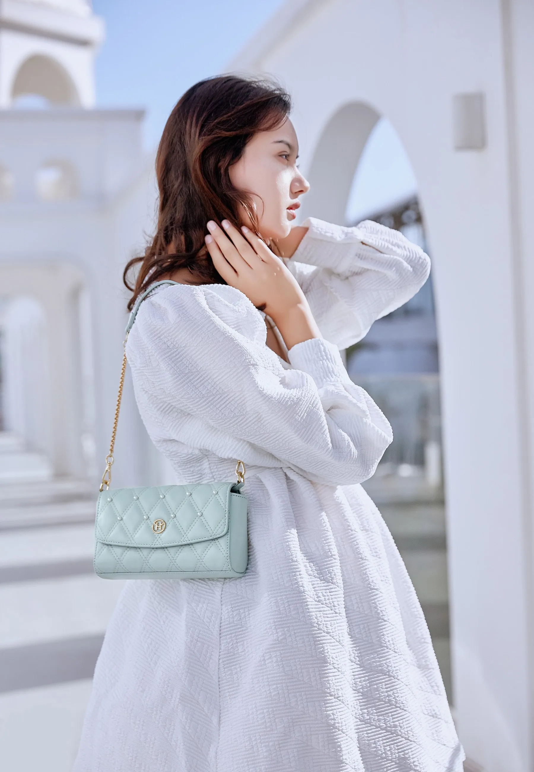 PEARL QUILTED - Borsa a tracolla