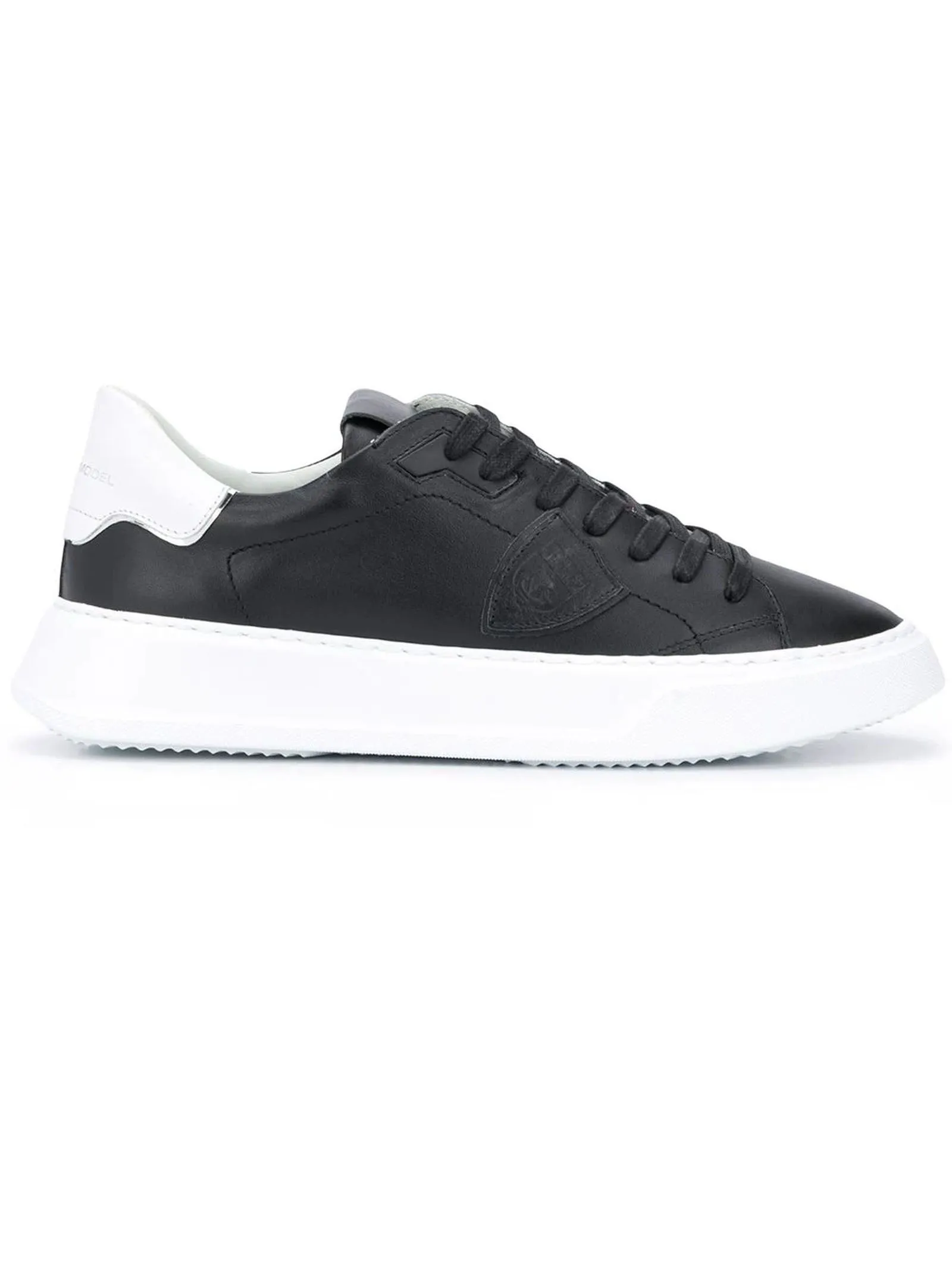 PHILIPPE MODEL Calzature,Sneakers Sneaker bassa Temple nero e bianco 