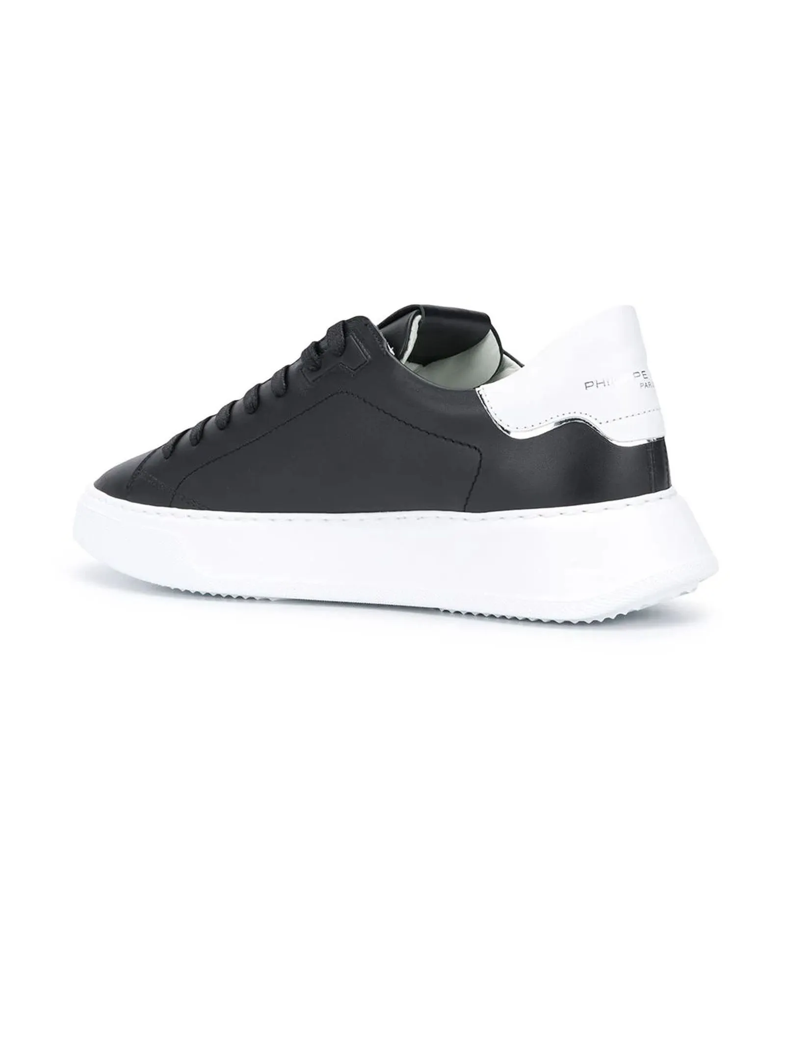 PHILIPPE MODEL Calzature,Sneakers Sneaker bassa Temple nero e bianco 