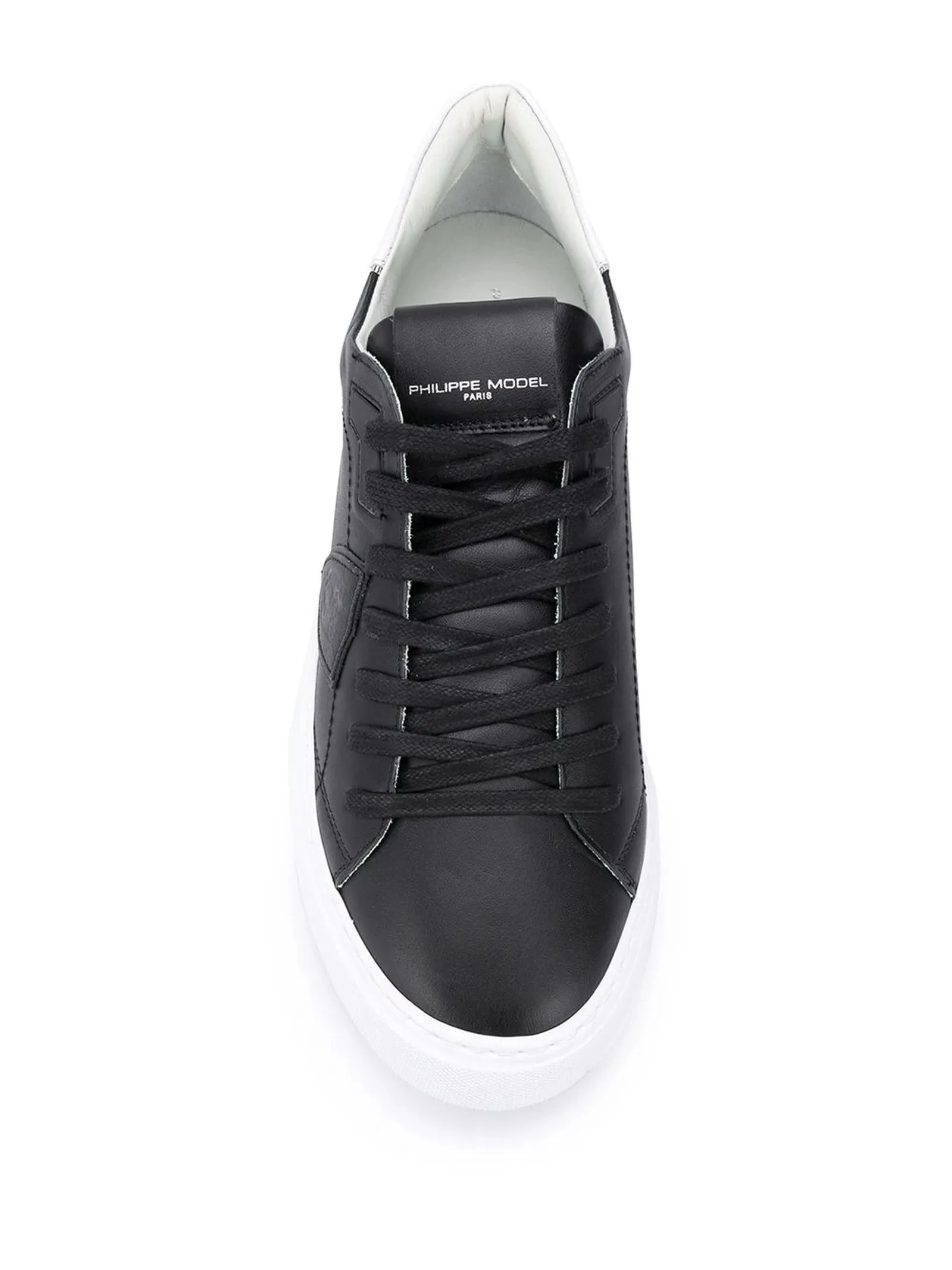 PHILIPPE MODEL Calzature,Sneakers Sneaker bassa Temple nero e bianco 