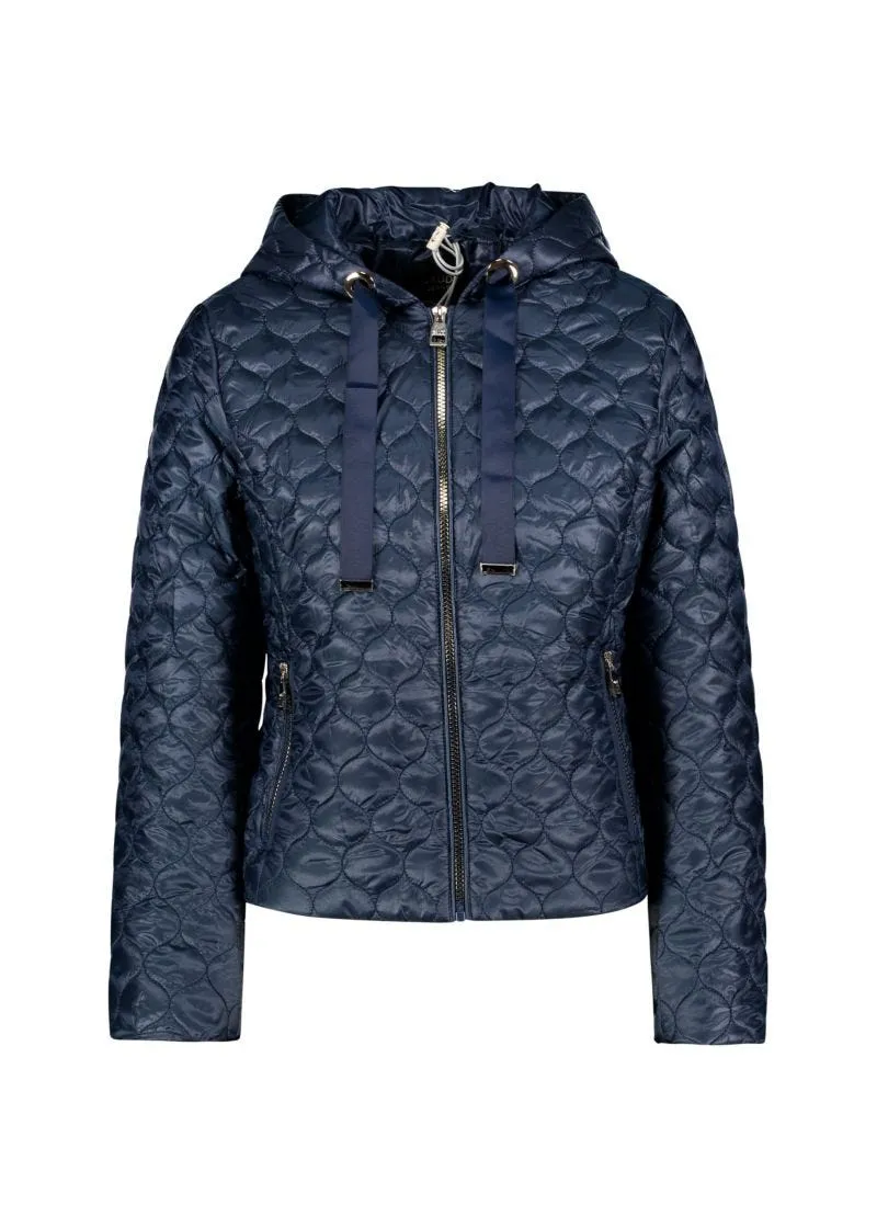 Piumino donna in nylon con cappuccio