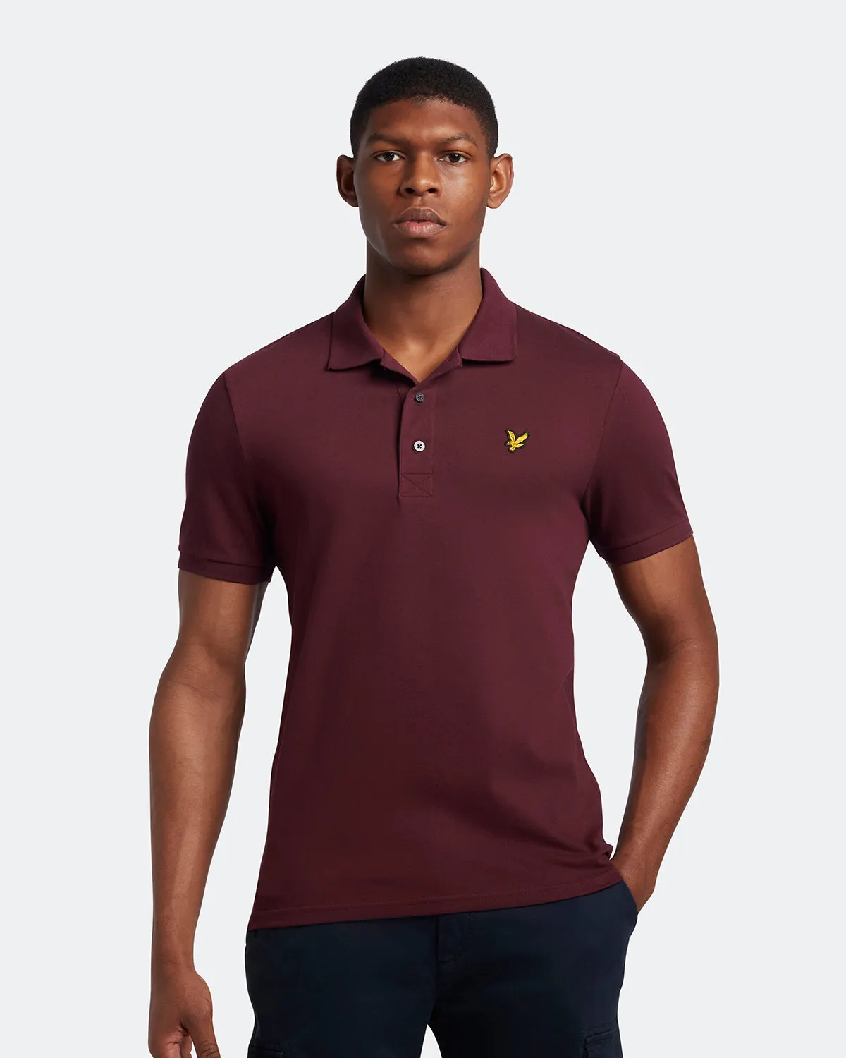 Polo Lyle&Scott Bordeaux da Uomo