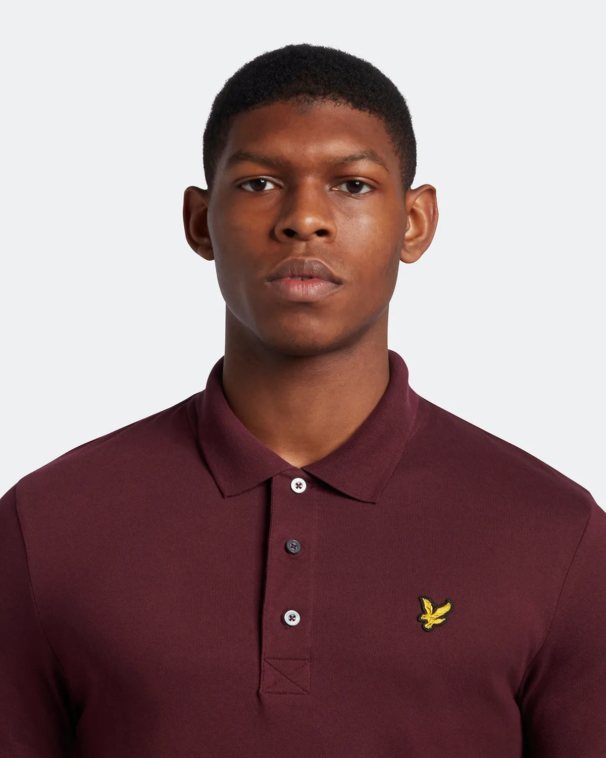 Polo Lyle&Scott Bordeaux da Uomo