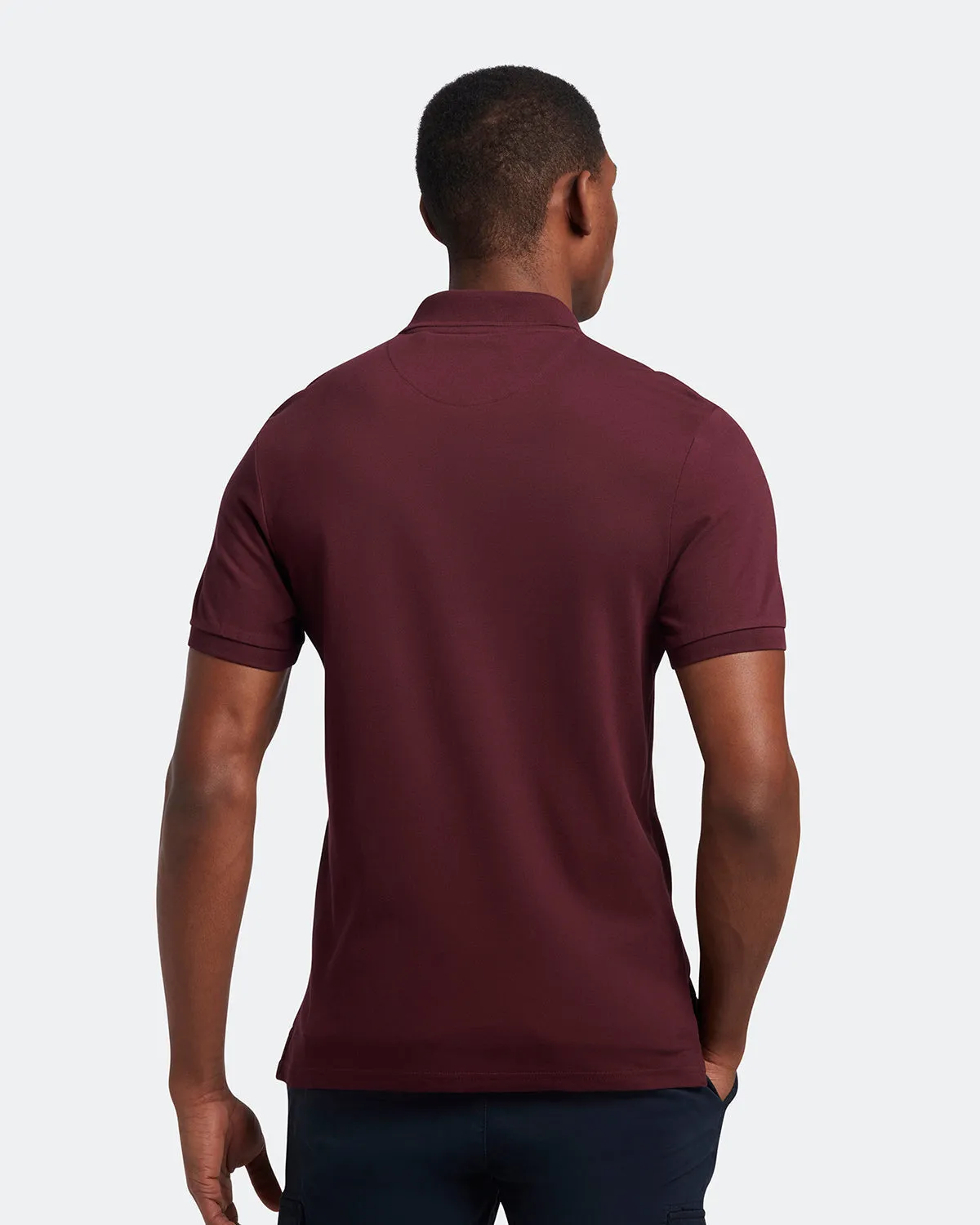 Polo Lyle&Scott Bordeaux da Uomo