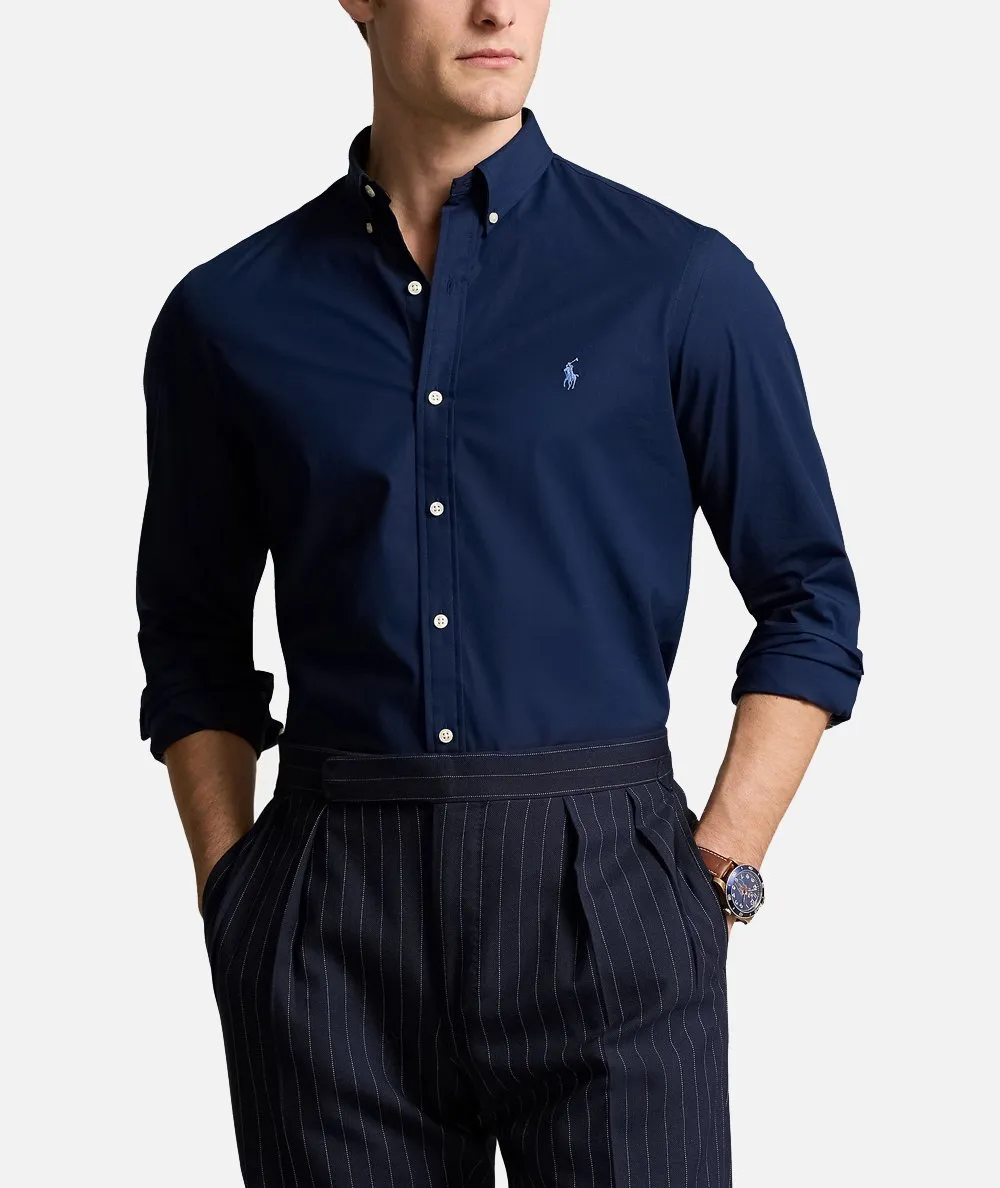 POLO RALPH LAUREN UOMO--Camicia Slim Fit in popeline stretch