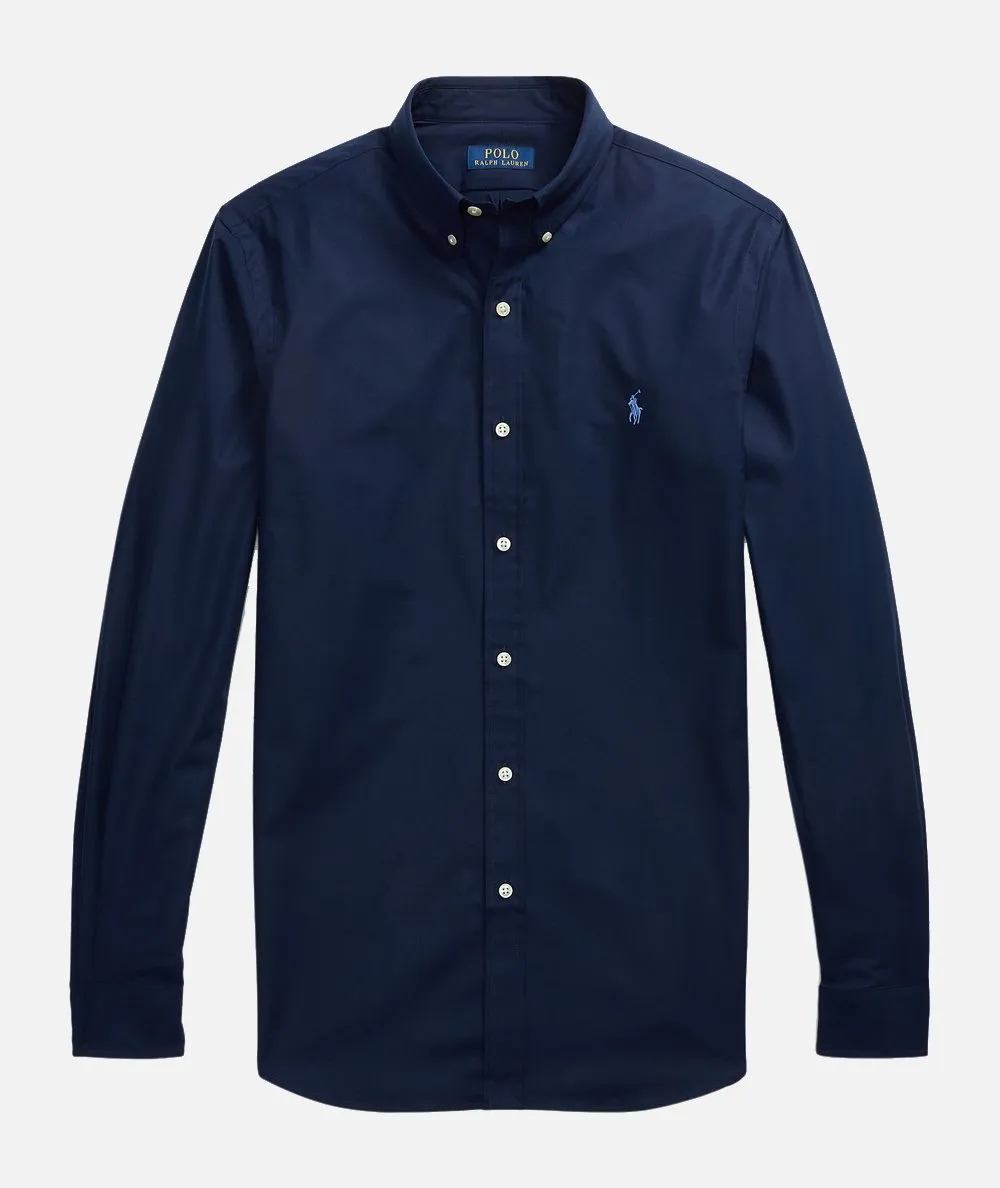 POLO RALPH LAUREN UOMO--Camicia Slim Fit in popeline stretch