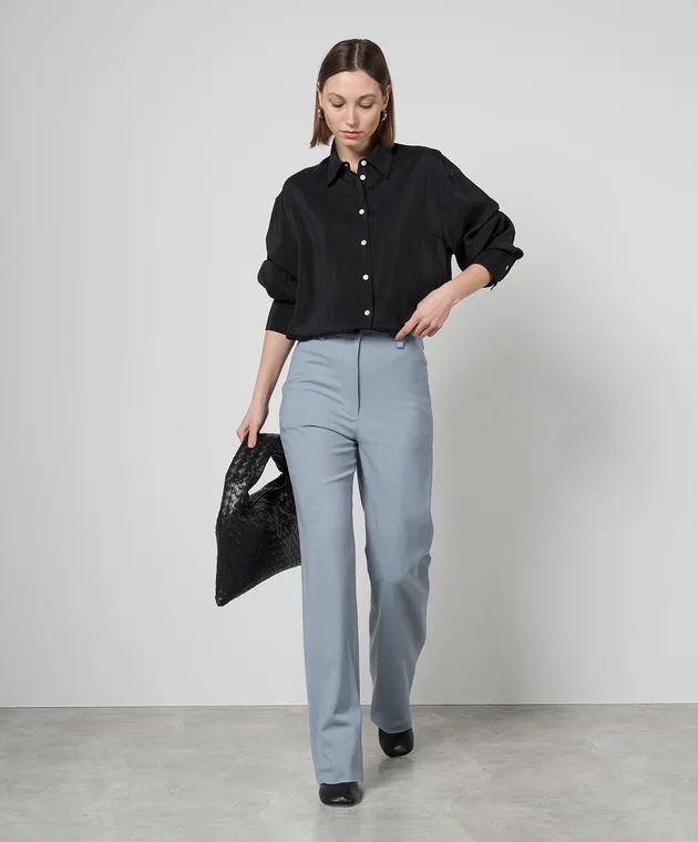 PROENZA SCHOULER Camicia nera di Lidia R2424004SY008