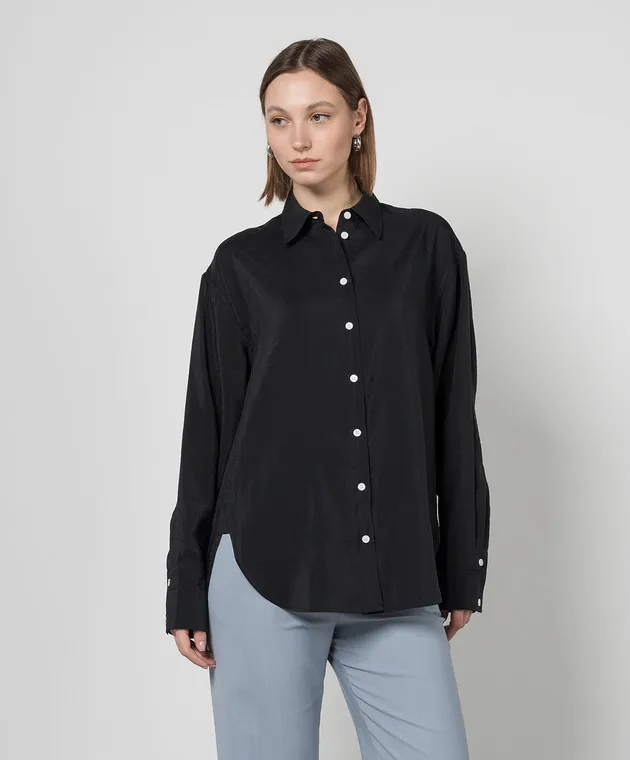 PROENZA SCHOULER Camicia nera di Lidia R2424004SY008