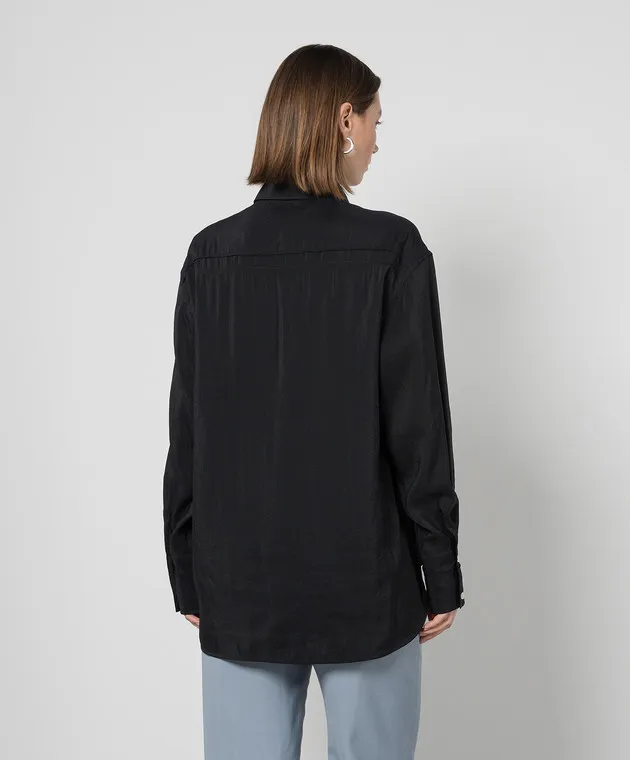 PROENZA SCHOULER Camicia nera di Lidia R2424004SY008