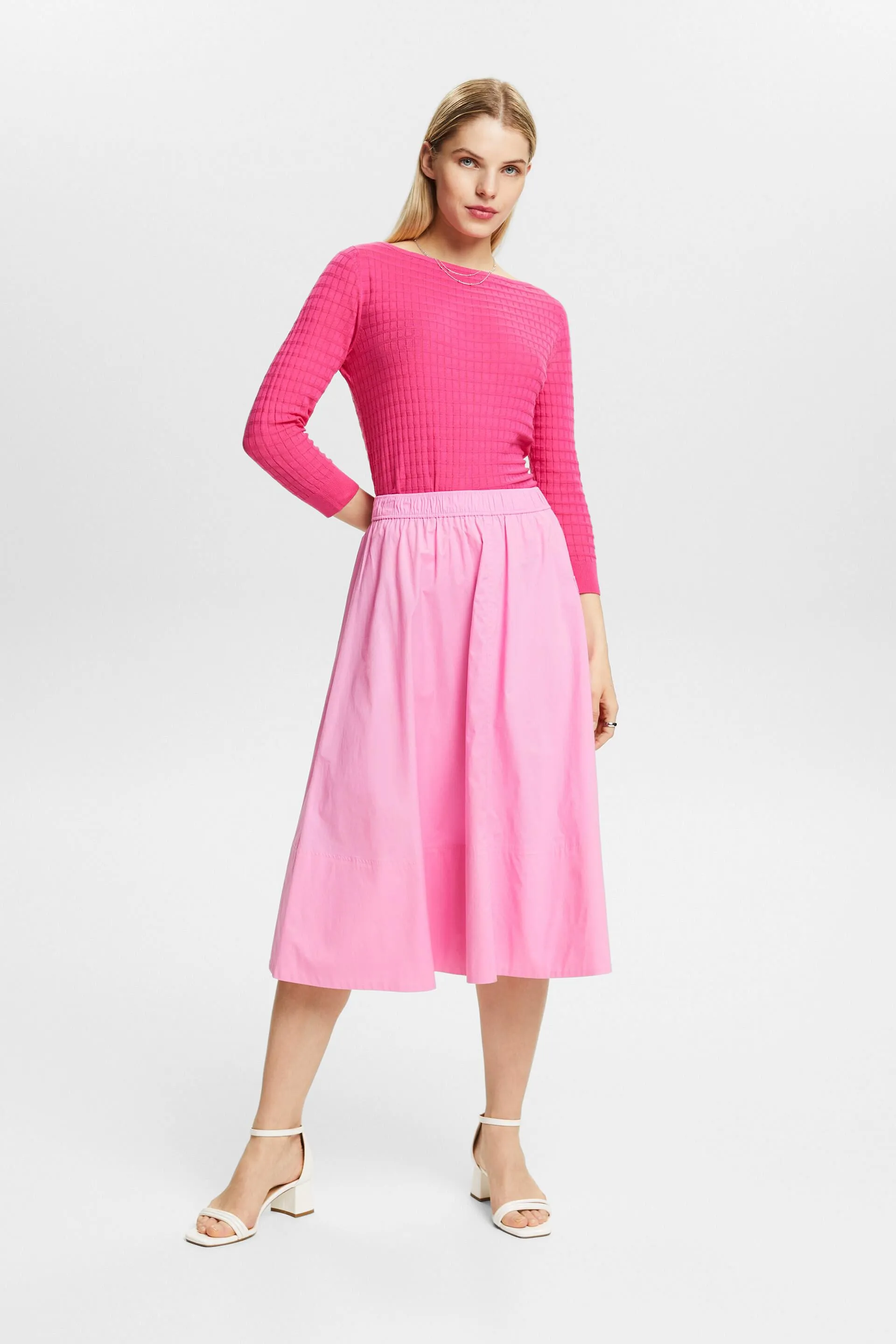 Pullover a maglia strutturata