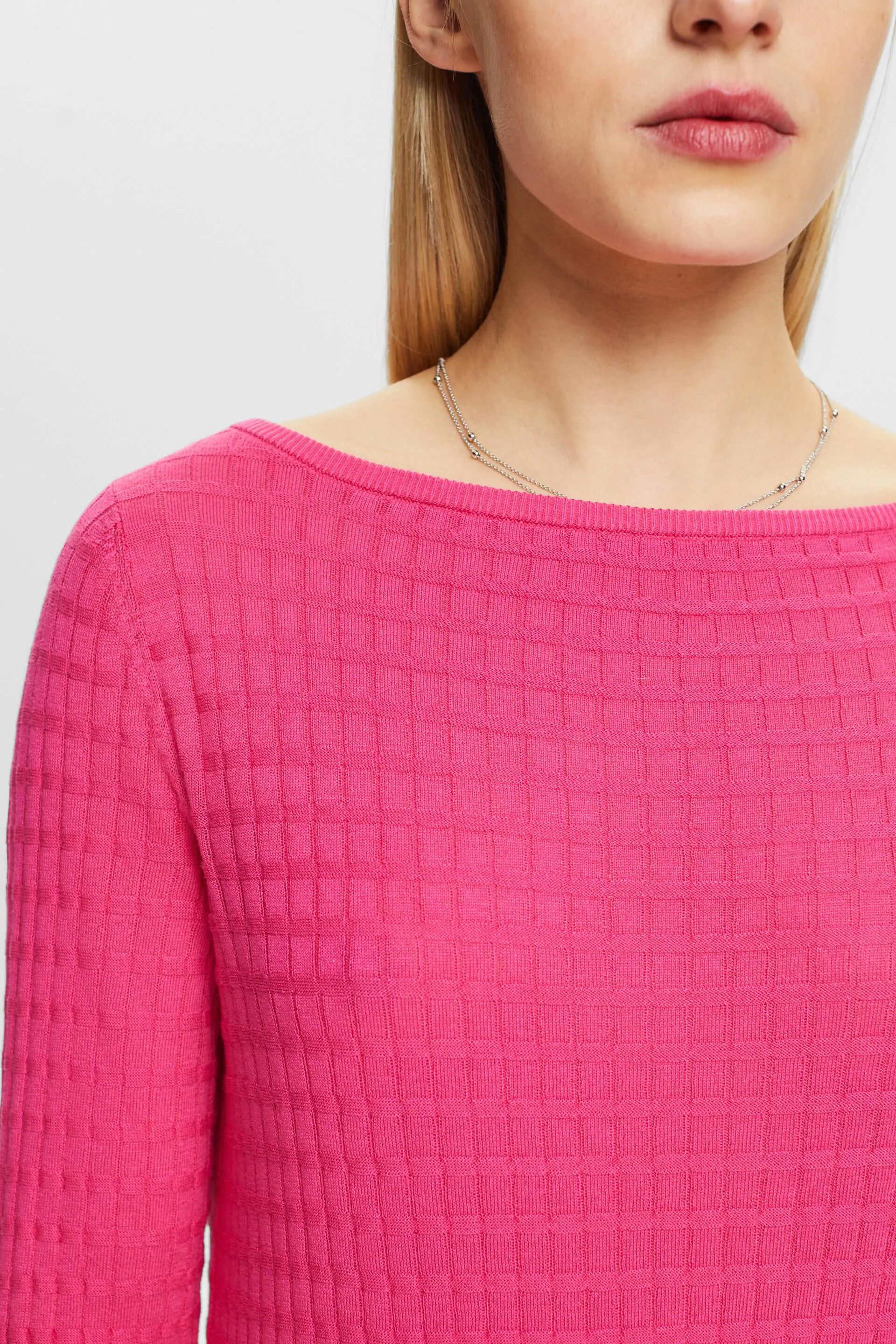 Pullover a maglia strutturata