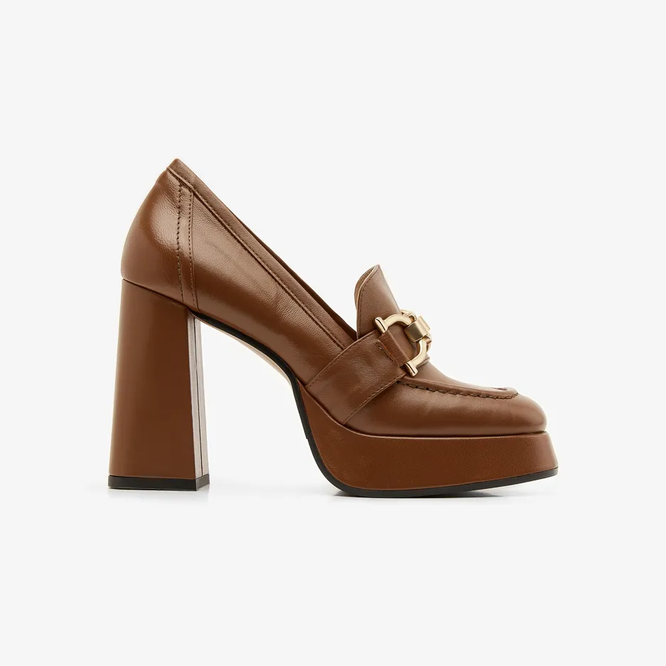 Pumps Cuoio Plateau