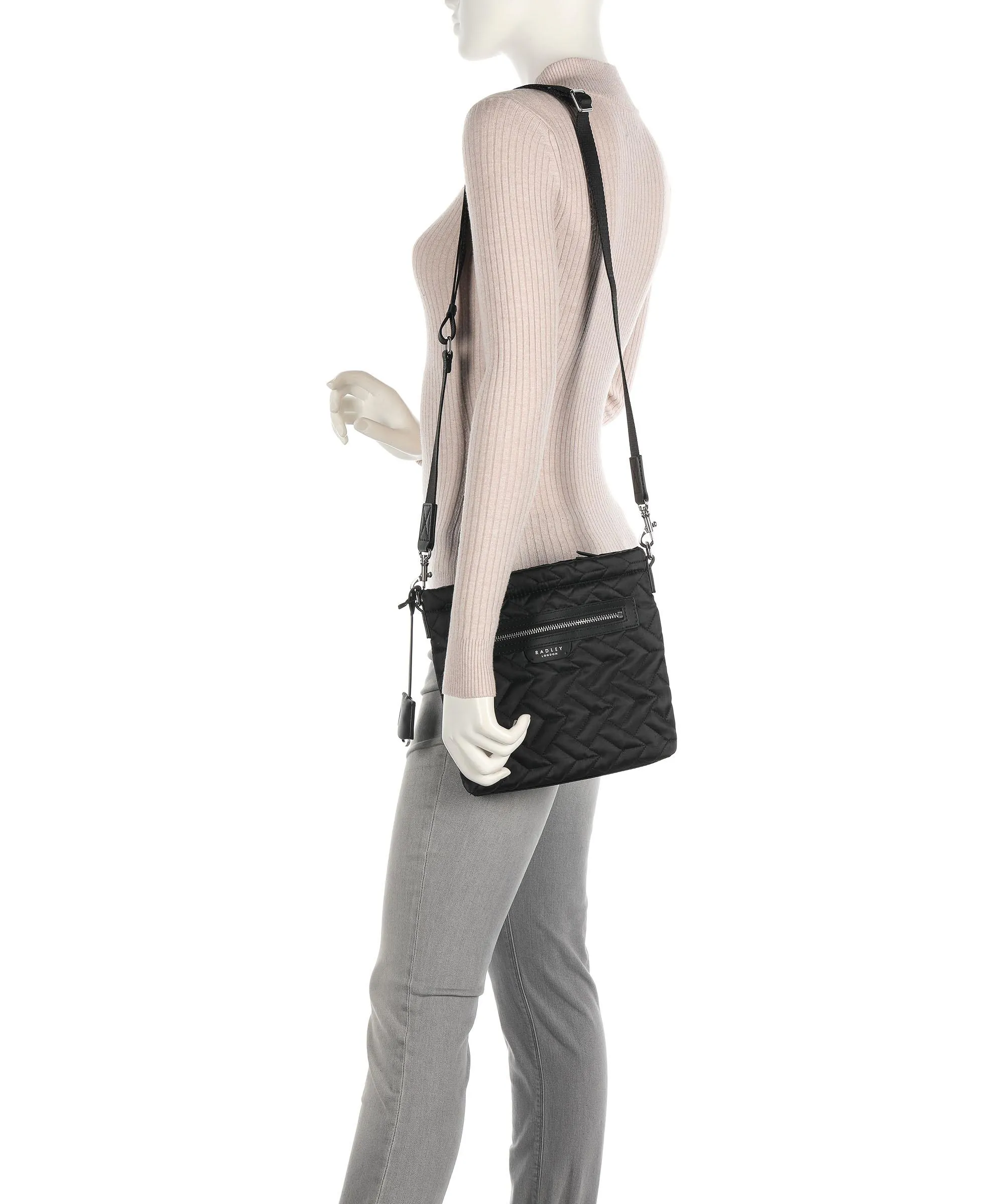  Radley London Finsbury Park Borsa a tracolla poliestere nero  
