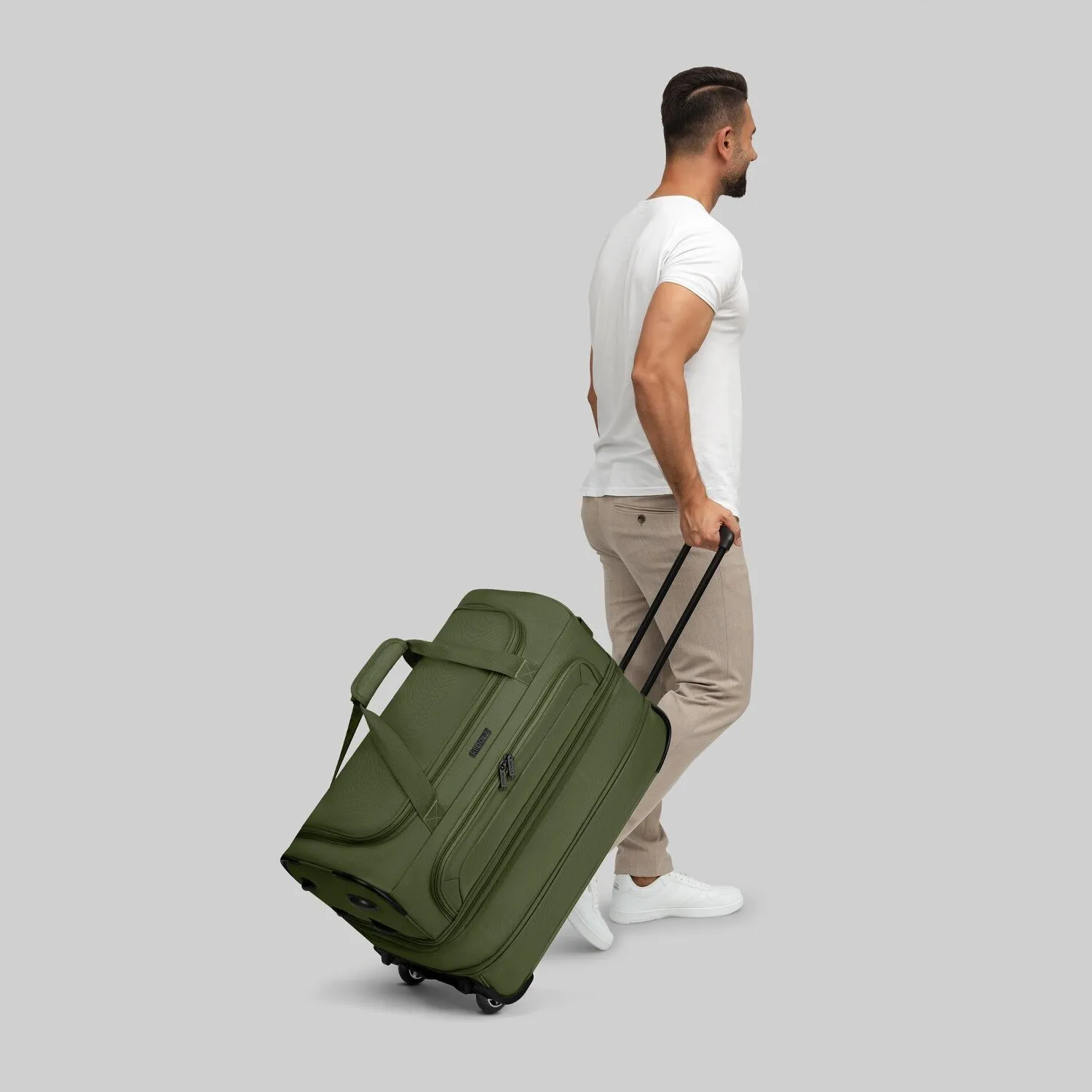 Redolz Duffle Essentials Borsa da viaggio a 2 ruote 55 cm M con patta di espansione