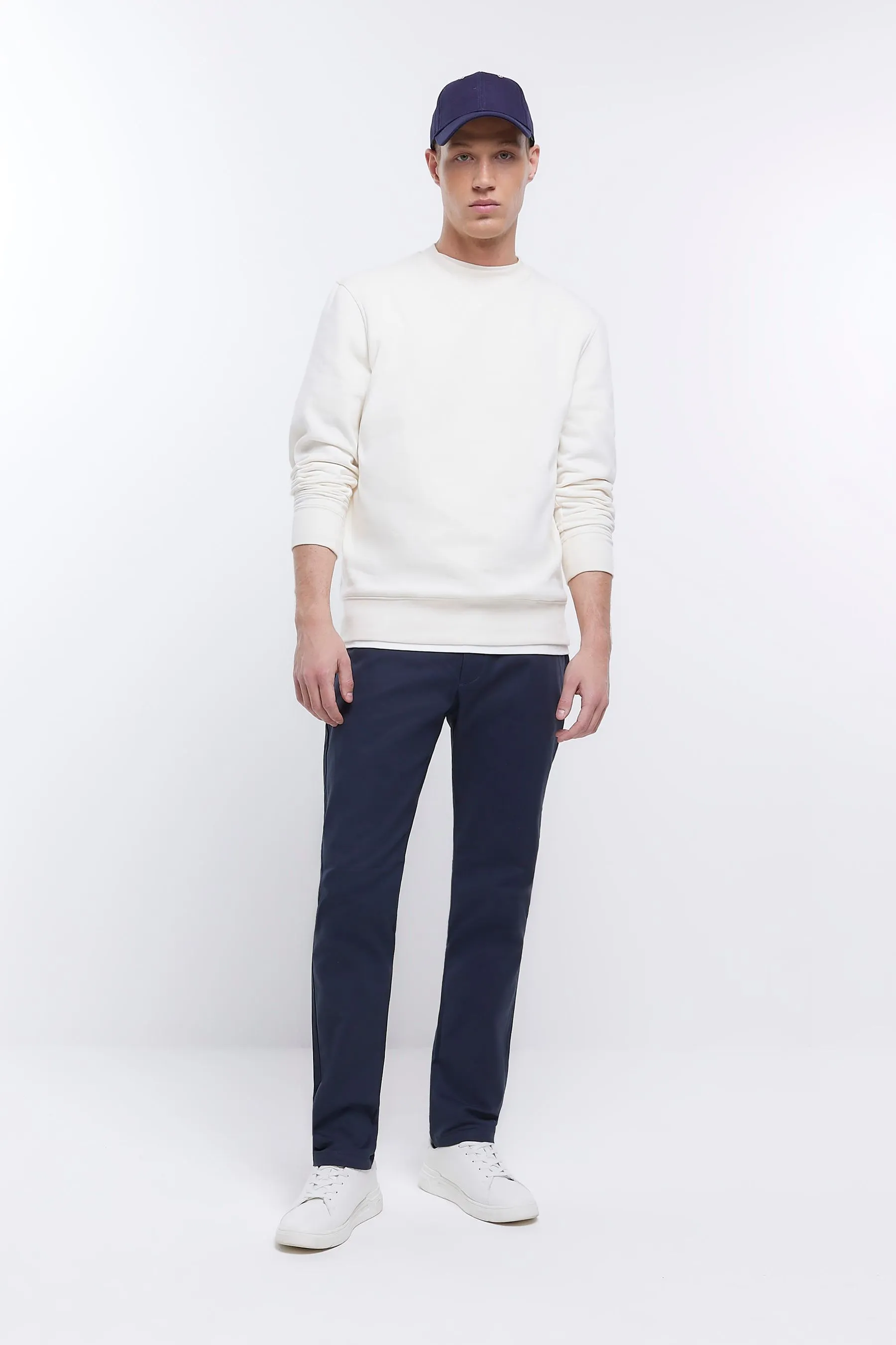 River Island Vestibilità attillata / Slim - Pantaloni chino elasticizzati eleganti