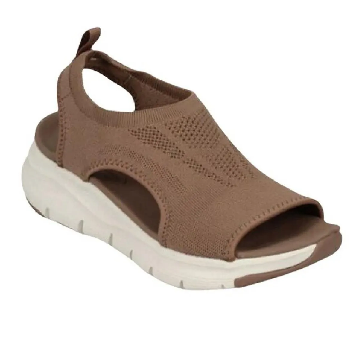 Scarpe estive da donna 2023 Sandali con plateau a forma di pesce in rete Sandali con zeppa open toe da donna Scarpe casual legge