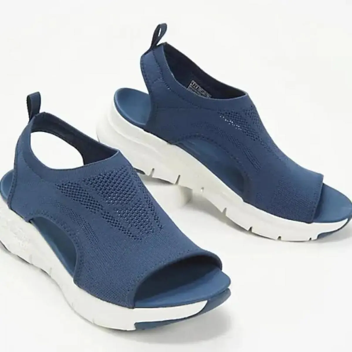 Scarpe estive da donna 2023 Sandali con plateau a forma di pesce in rete Sandali con zeppa open toe da donna Scarpe casual legge