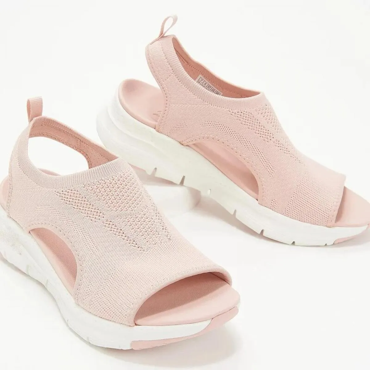 Scarpe estive da donna 2023 Sandali con plateau a forma di pesce in rete Sandali con zeppa open toe da donna Scarpe casual legge