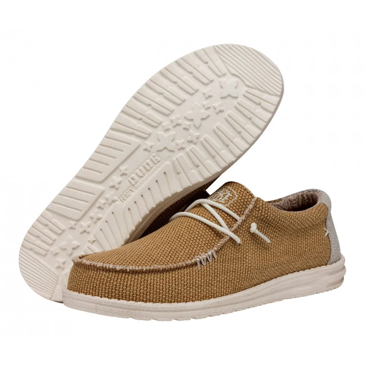 Scarpe uomo Wally braided ocra (76f)