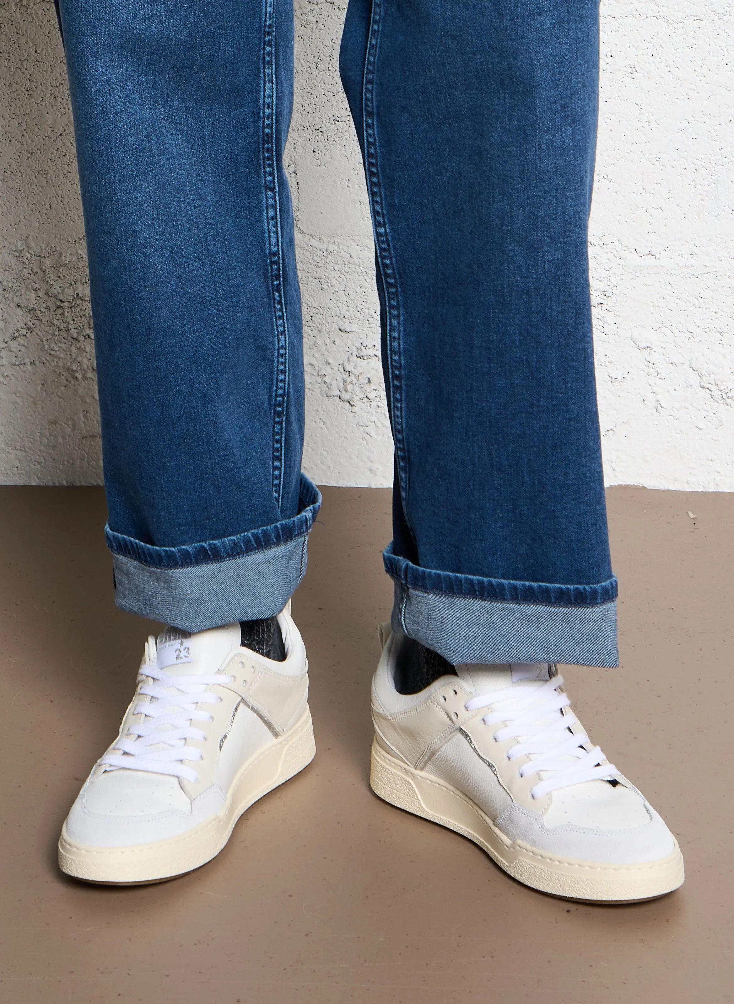  SEMERDJIAN - SMR   CHITA - Sneakers a punta tonda stringate | Bianco