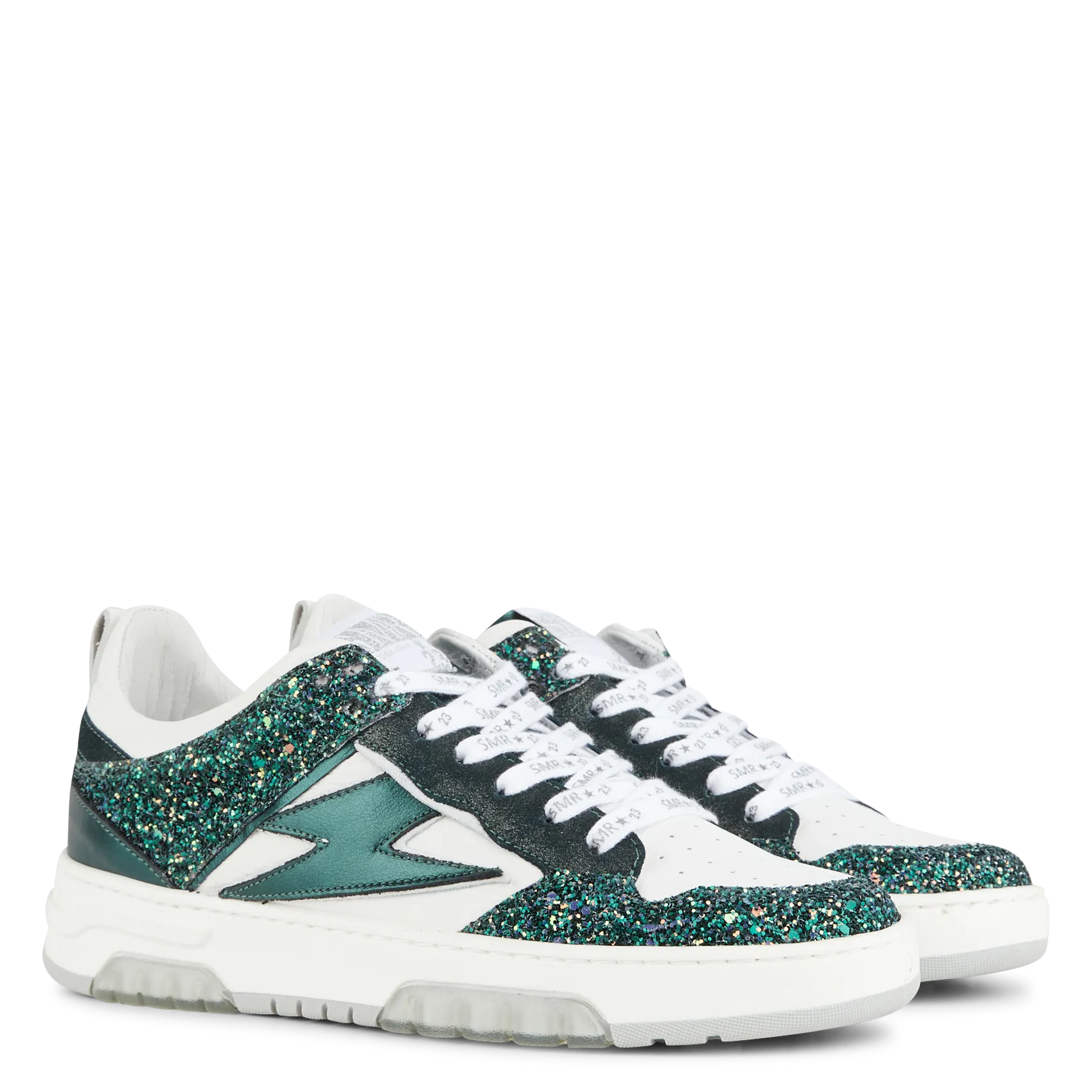  SEMERDJIAN - SMR   CHITA - Sneakers basse con lustrini | Verde