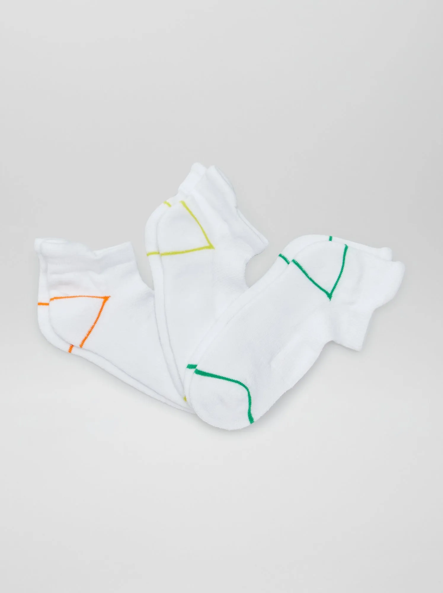 Set di 3 fantasmini sportivi - BIANCO