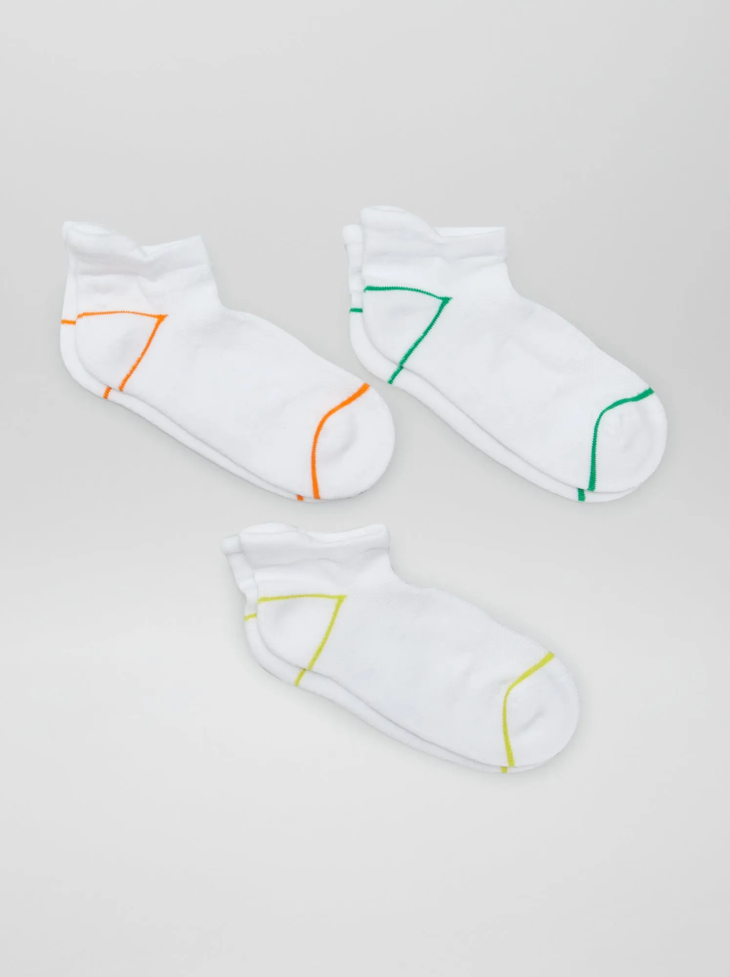 Set di 3 fantasmini sportivi - BIANCO