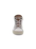 Sneakers Crime London HIGH TOP ESSENTIAL in pelle bianco e blu