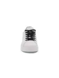 Sneakers Crime London LOW TOP LEVEL UP in pelle bianco e nero