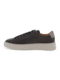 Sneakers Crime London WEIGHTLESS LOW TOP in pelle marrone e grigio