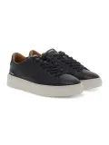 Sneakers Crime London WEIGHTLESS LOW TOP in pelle nero