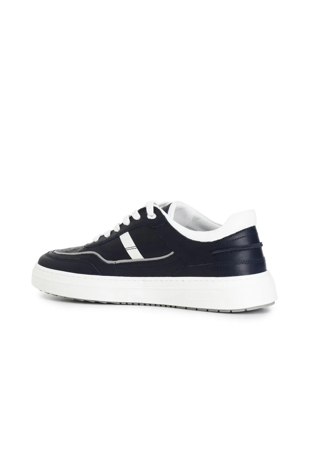 sneakers uomo in pelle blu