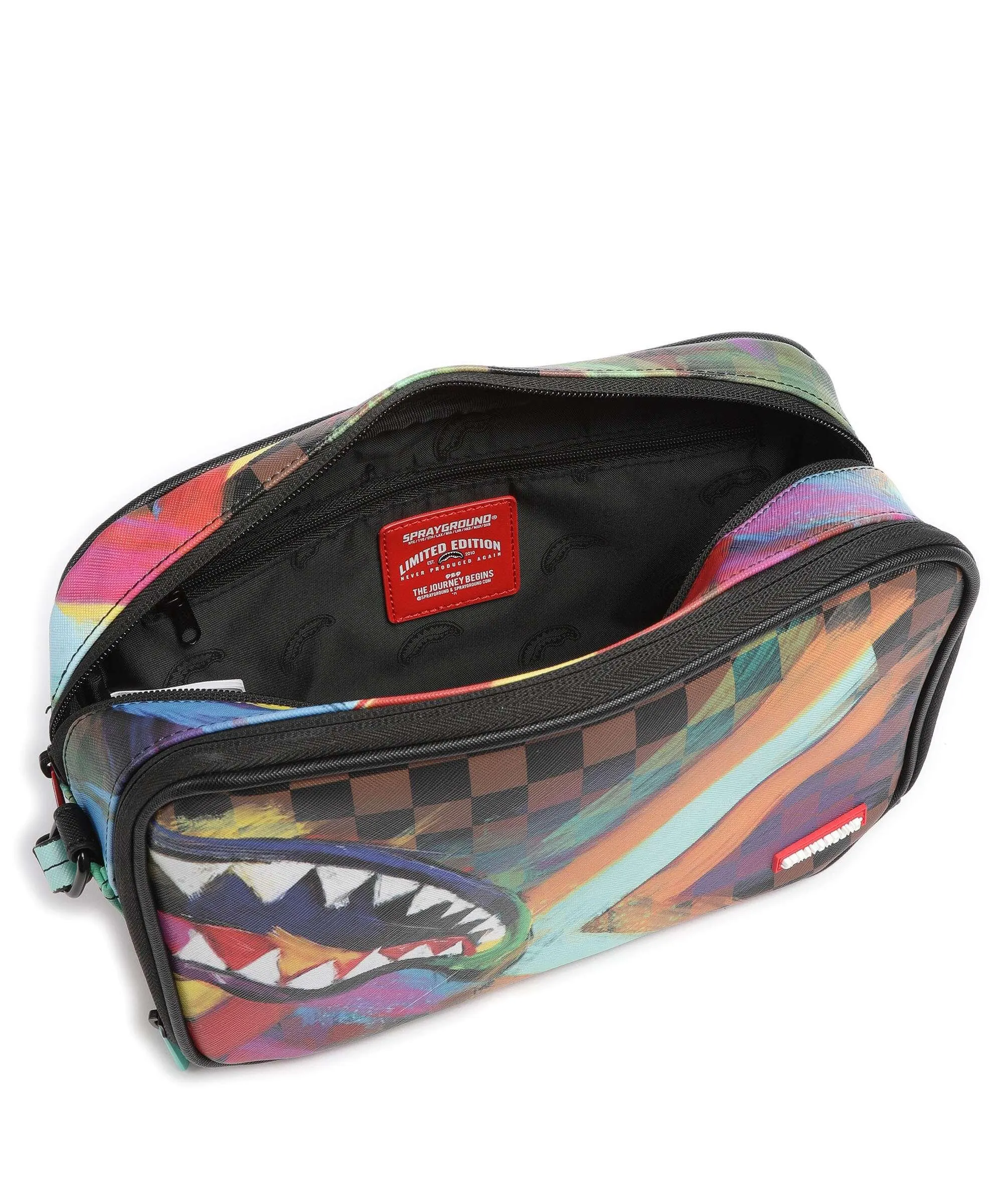  Sprayground Sharks In Paint Borsa da toilette multicolore 27 cm  