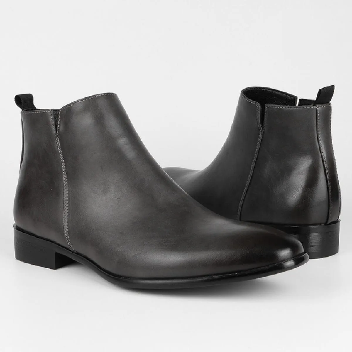 Stivaletti Chelsea retrò classici da uomo Stivaletti in pelle moda britannica Stivaletti casual da uomo Scarpe alte Taglie forti