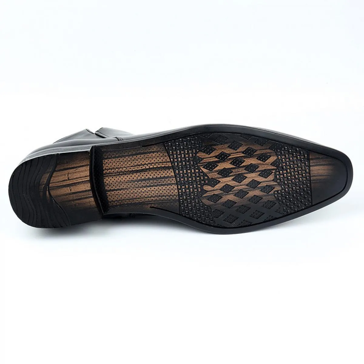 Stivaletti Chelsea retrò classici da uomo Stivaletti in pelle moda britannica Stivaletti casual da uomo Scarpe alte Taglie forti