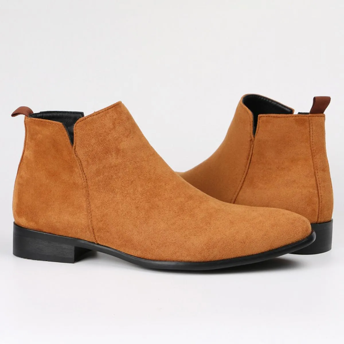 Stivaletti Chelsea retrò classici da uomo Stivaletti in pelle moda britannica Stivaletti casual da uomo Scarpe alte Taglie forti