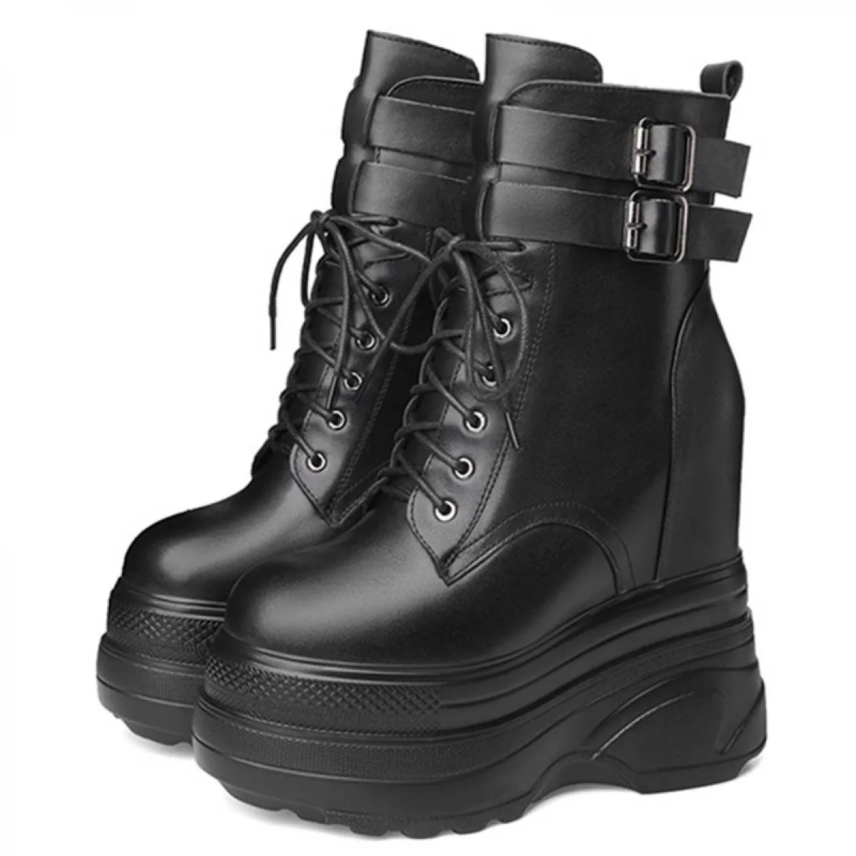 Stivaletti con plateau spesso Stivaletti da donna con tacco spesso Designer 2023
