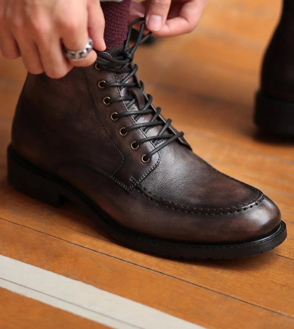 Stivaletti Pelle Brand Luxury Uomo Stivaletti Mens Brand Luxury 2023 Autunno Uomo
