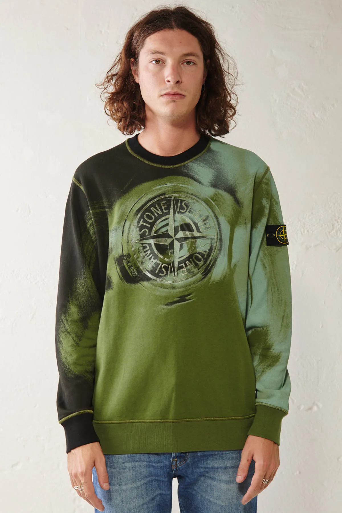 STONE ISLAND Felpa  girocollo MOTION SATURATION