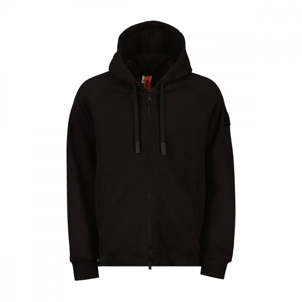 SUNDEK FELPA FULL ZIP CON CAPPUCCIO CON LOGO MANICA