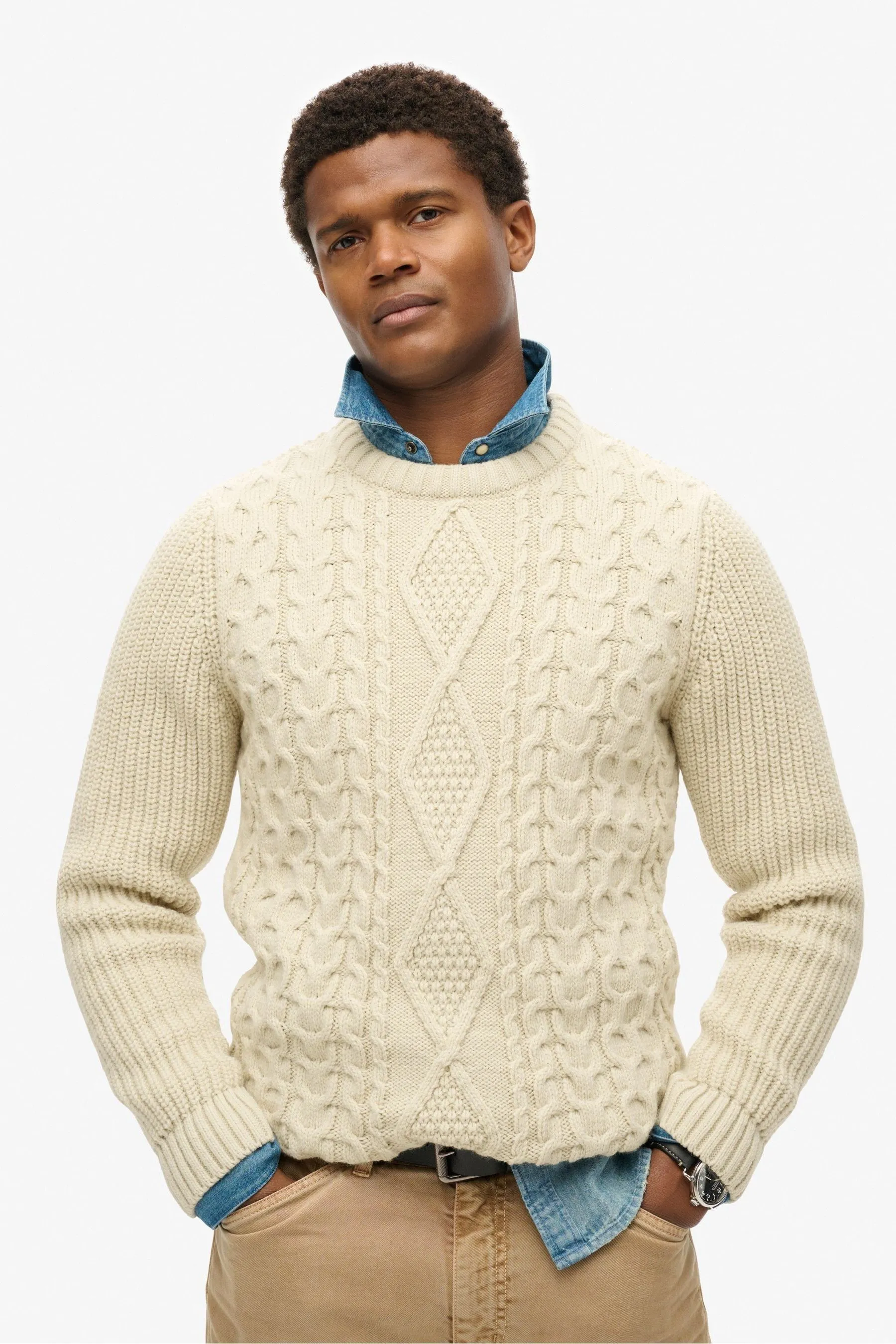 Superdry Jacob Cable Jumper    