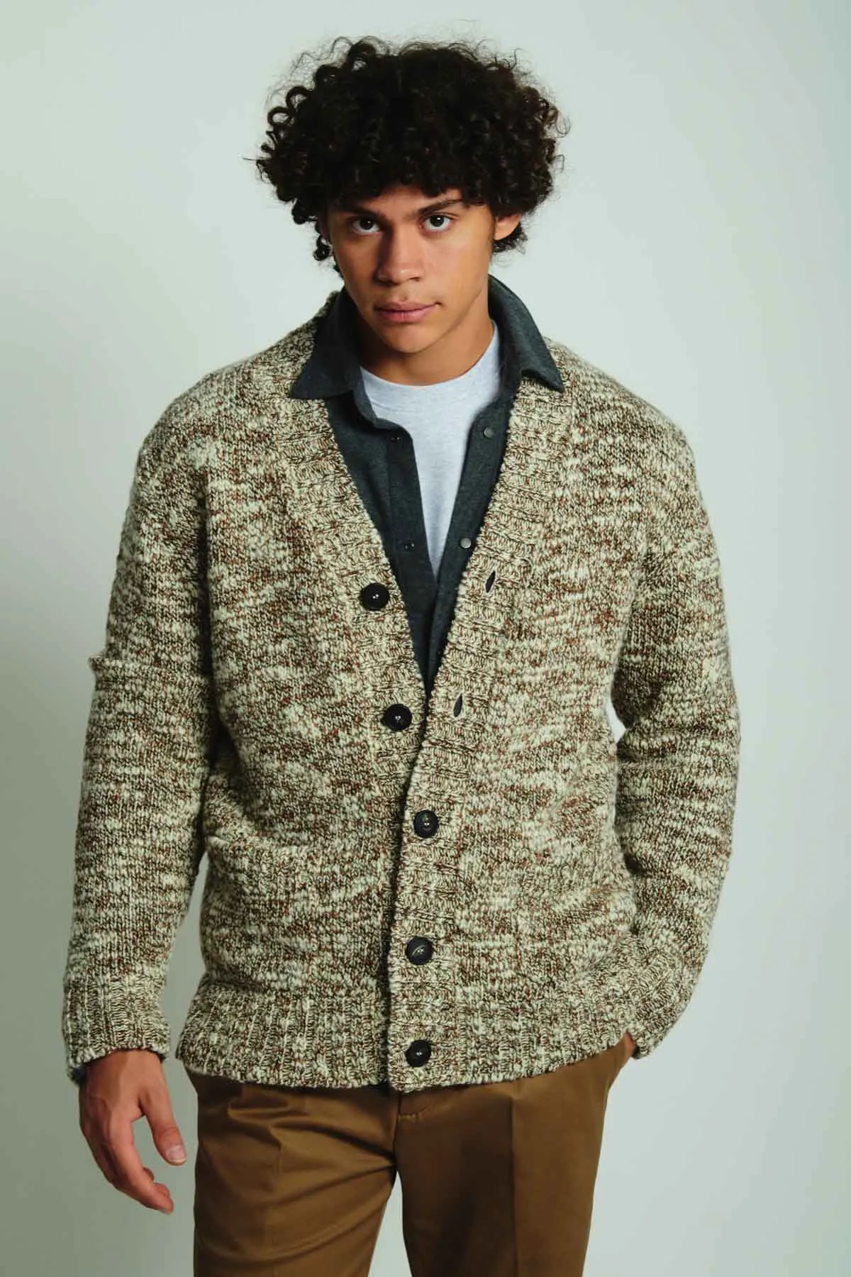 Tagliatore cardigan con tasche