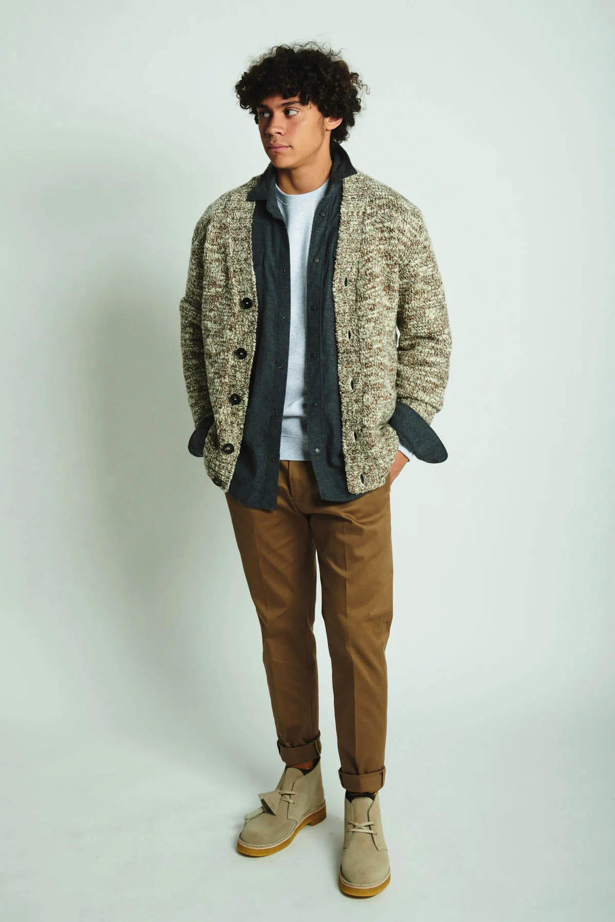 Tagliatore cardigan con tasche