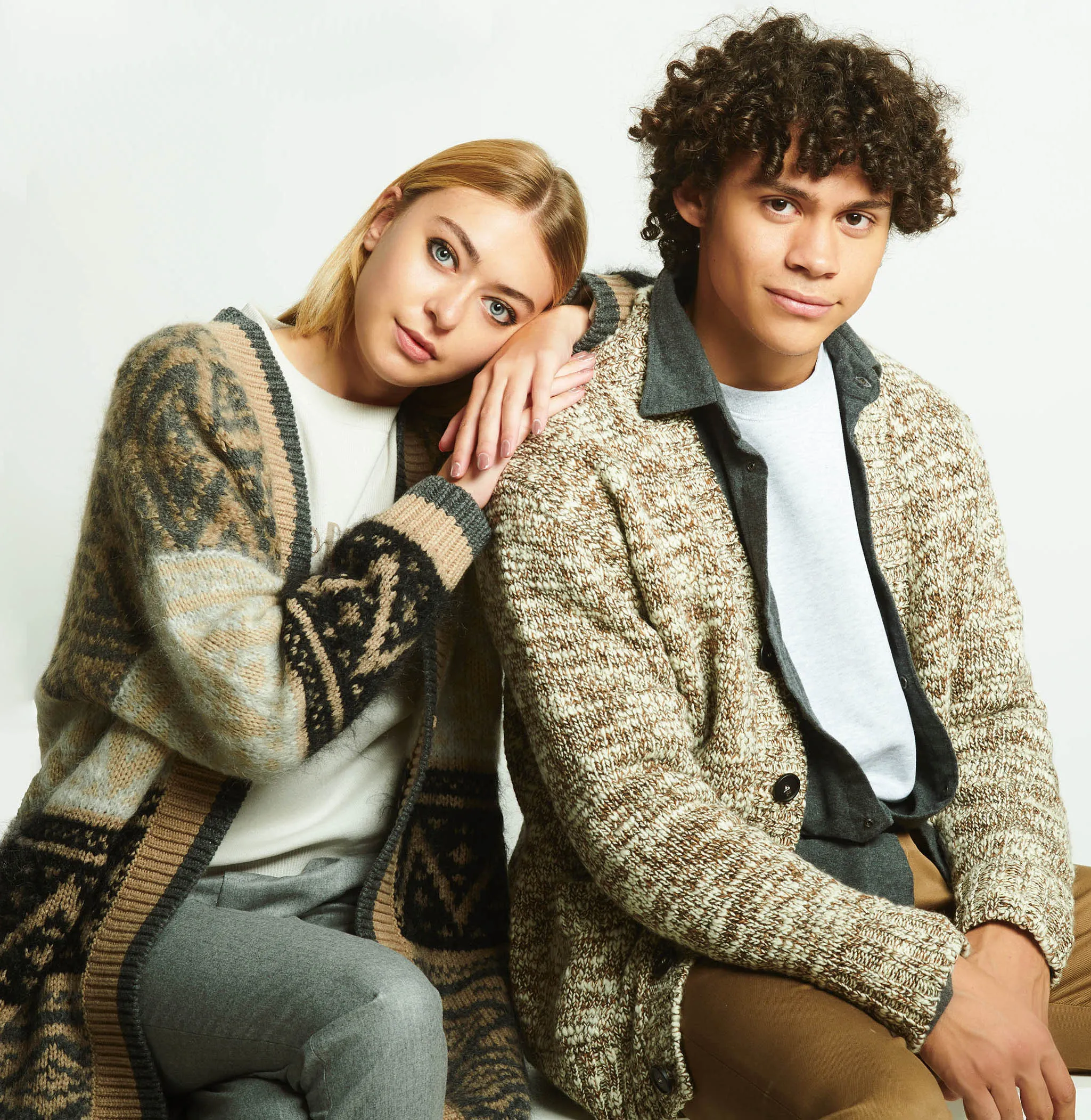 Tagliatore cardigan con tasche