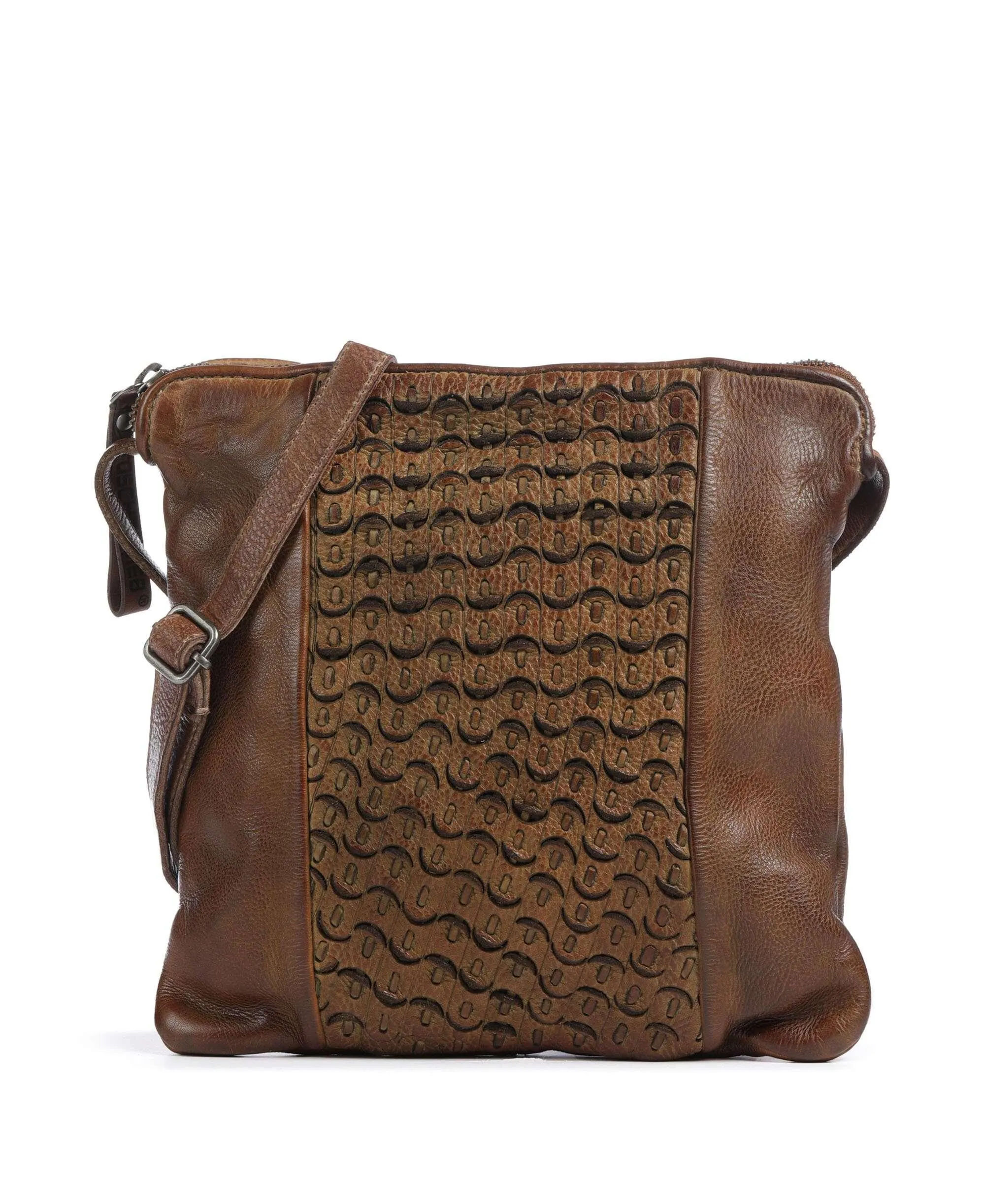  Taschendieb Wien Am Bauernmarkt 5 Borsa a tracolla pelle di vacchetta grana marrone  